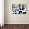 Trademark Fine Art Arie Reinhardt Taylor 'Snow Trees' Canvas Art, 12x19 ALI15717-C1219GG